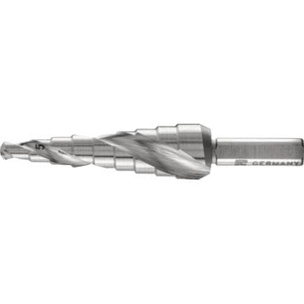 PFERD TOOLS 25204072 - Foret étagé HSSE Co5 9 étages Ø 4-12 mm tige 3 surfaces de Ø 6 mm