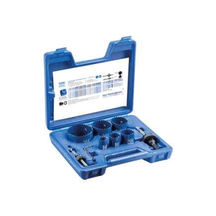 PFERD TOOLS 25900910 - Jeu de scies cloche bimétal Co8/M42 pour électriciens à l’international (10 pcs.)