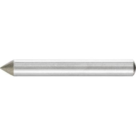 PFERD TOOLS 36476060 - Meule sur tige diamant conique à bout pointu fine pour chanfreinage/ébavurage/enfonçage