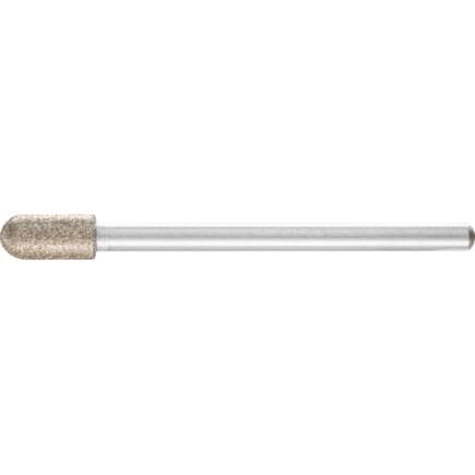 PFERD TOOLS 36525010 - Meule sur tige CBN à bout arrondi moyenne idéale pour utilisation manuelle