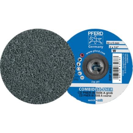 PFERD TOOLS 42759021 - Rondelle en non-tissé comprimée COMBIDISC CC PNER tendre A grossière pour la finition (lot multiple)