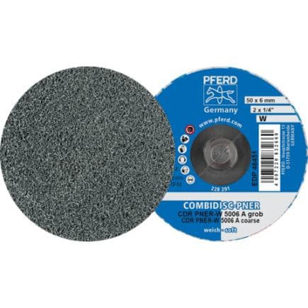 PFERD TOOLS 42779021 - Rondelle en non-tissé comprimée COMBIDISC CDR PNER tendre A grossière pour la finition (lot multiple)