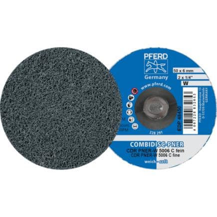 PFERD TOOLS 42779024 - Rondelle en non-tissé comprimée COMBIDISC CDR PNER tendre SIC fine pour la finition (lot multiple)