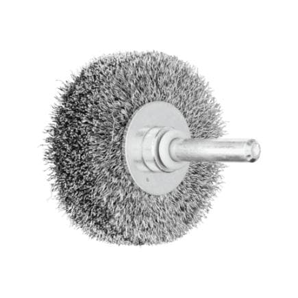 PFERD TOOLS 43198001 - Brosse plate non torsadée POS RBU tige Ø 6 mm fil d’acier (lot multiple)