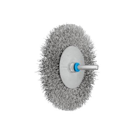 PFERD TOOLS 43701020 - Brosse plate non torsadée POS RBU tige Ø 6 mm fil d’acier inoxydable (lot multiple)
