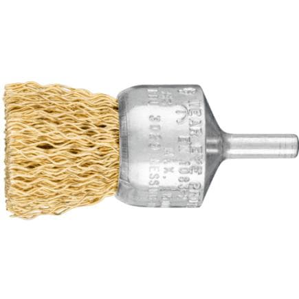 PFERD TOOLS 43204002 - Brosse pinceau non torsadée PBU tige Ø 6 mm fil de laiton (lot multiple)