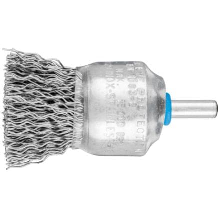 PFERD TOOLS 43298005 - Brosse pinceau non torsadée PBU tige Ø 6 mm fil d’acier inoxydable (lot multiple)