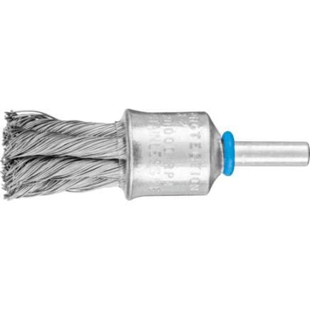 PFERD TOOLS 43207007 - Brosse pinceau à protection en matière plastique torsadée PBG tige Ø 6 mm fil d’acier inoxydable (lot multiple)