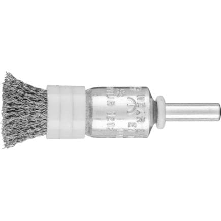 PFERD TOOLS 43215001 - Brosse pinceau avec bague d’appui non torsadée PBUR tige Ø 6 mm fil d’acier (lot multiple)