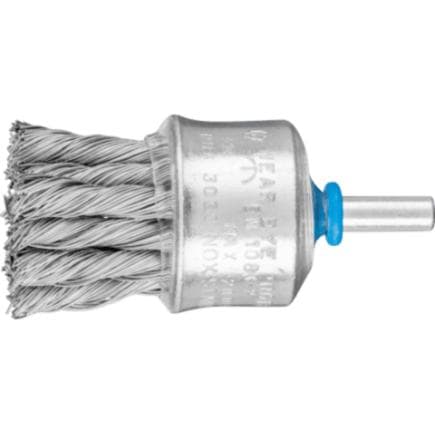 PFERD TOOLS 43298010 - Brosse pinceau à protection en matière plastique torsadée POS PBG tige Ø 6 mm fil d’acier inoxydable Ø 0,35 (lot multiple)