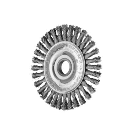 PFERD TOOLS 43302111 - Brosse PIPELINE torsadée RBG fil d’acier Ø 0,50 mm meuleuses d’angle (lot multiple)