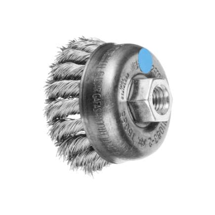 PFERD TOOLS 43305004 - Brosse boisseau torsadée TBG fil d’acier inoxydable meuleuses d’angle (lot multiple)