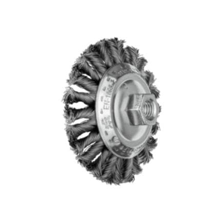 PFERD TOOLS 43313011 - Brosse conique torsadée COMBITWIST KBG M14 fil d'acier Ø 0,50 mm meuleuse d'angle (lot multiple)