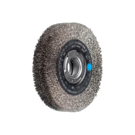 PFERD TOOLS 43701106 - Brosse plate large non torsadée RBU fil d’acier inoxydable touret à meuler