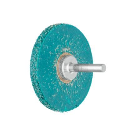 PFERD TOOLS 43507501 - Brosse plate tendre non torsadée vulcanisée RBV tige Ø 6 mm fil d’acier Ø 0,30