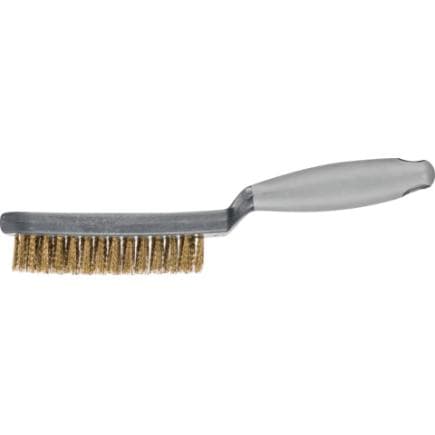 PFERD TOOLS 43698008 - Brosse à main avec monture en plastique et poignée ergonomique HBUP fil de laiton Ø 0,30 (lot multiple)