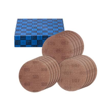 PFERD TOOLS 45098042 - Jeu de toiles de disques abrasifs auto-agrippants grossiers Ø 150 A80, 100, 120 sans poussières avec meuleuse excentrique...