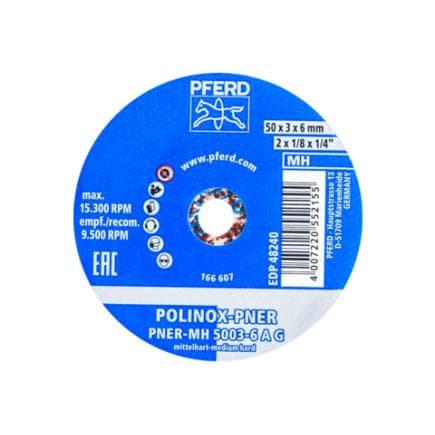 PFERD TOOLS 47700208 - Roue en non-tissé comprimée POLINOX PNER mi-dure A, grossière pour la finition (lot multiple)