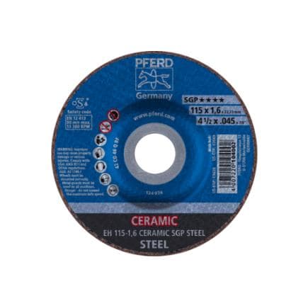 PFERD TOOLS 61300115 - Disque à tronçonner EH à moyeu déporté CERAMIC gamme spéciale SGP STEEL pour acier (lot multiple)