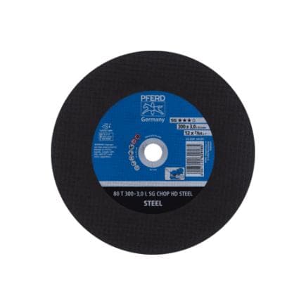 PFERD TOOLS 66323580 - Disque à tronçonner T gamme performance SG CHOP HD STEEL pour acier (lot multiple)