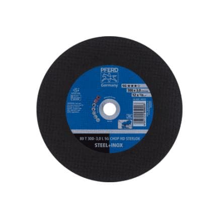 PFERD TOOLS 66323582 - Disque à tronçonner T gamme performance SG CHOP HD STEELOX pour acier/acier inoxydable (lot multiple)
