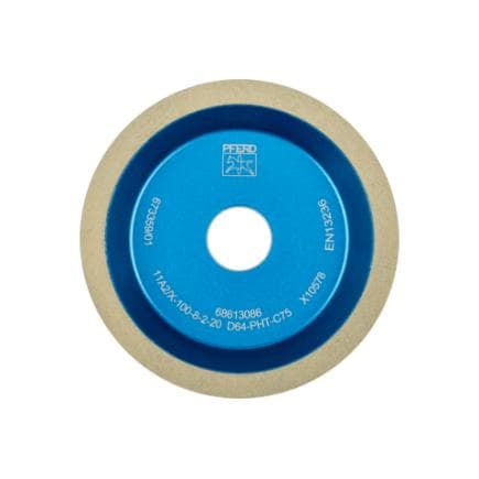 PFERD TOOLS 68613086 - Disque abrasif diamant résine synthétique 11A2/60° PHT fine meulage à sec