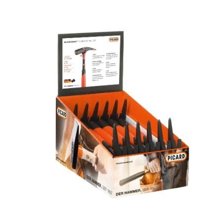 PICARD 1082000 - Jeu de marteaux BlackGiant® n° 820M (12 pièces)