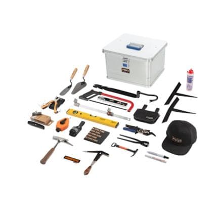 PICARD 0070020-011 - Kit de couvreur dans une boîte en aluminium (26 pièces)