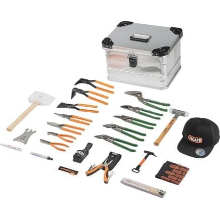 PICARD 0070020-021 - Kit de plombier dans une boîte en aluminium (25 pièces)