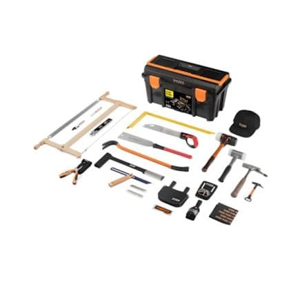 PICARD 0070020-040 - Kit de menuisier dans une boîte en plastique (23 pièces)