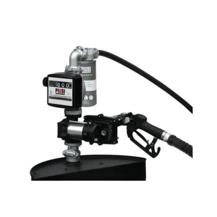 PIUSI F00372010 - Pompe de transfert ATEX EX50 pour essence, kérosène et diesel 12V DC avec pistolet automatique et tuyau 4 m