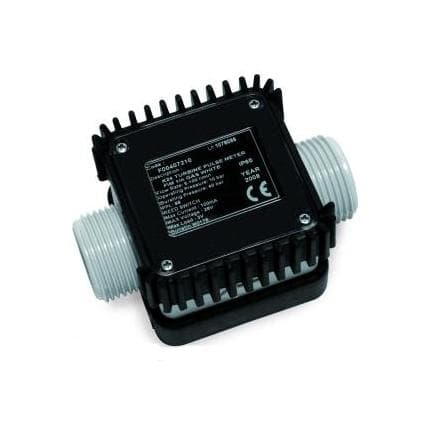 PIUSI F00408Y00 - Compteur numérique en ligne certifié IECEx avec corps en aluminium renforcé et turbine en polypropylène de 7,5 à 120 l/min pour...