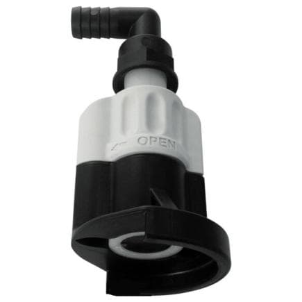 PIUSI F15450000 - Porte-tuyau à 90° Ø19 mm femelle ¾" BSP