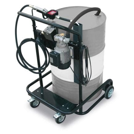 PIUSI F0026301D - Système sur chariot pour huile avec compteur K400 et régulateur de pression pour les environnements industriels