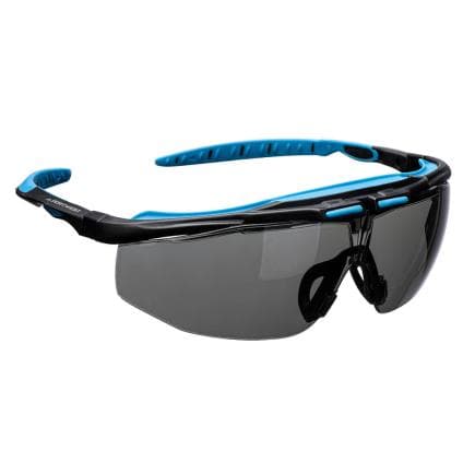 PORTWEST PS23SKR - Lunettes de protection Peak KN (anti-rayures et anti-buées), Fumé