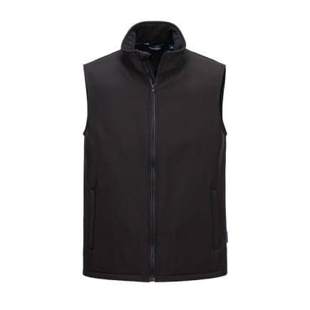 PORTWEST TK22BKRM - Gilet Softshell Print and Promo (2 couches), Noir