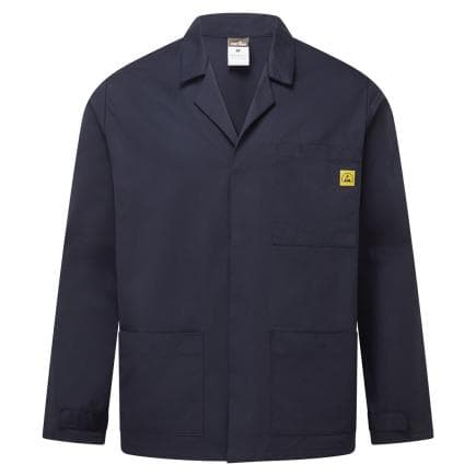 PORTWEST AS18NVRXL - Veste de laboratoire ESD, Marine Blu