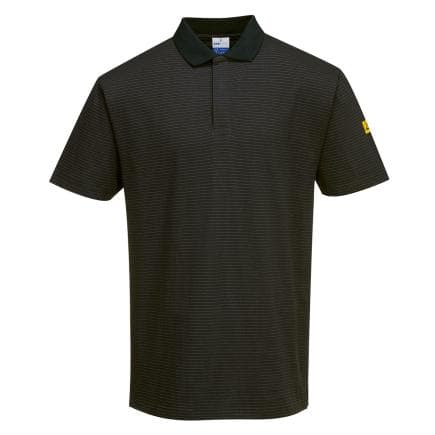 PORTWEST AS21BKRXL - Polo antistatique ESD, Noir