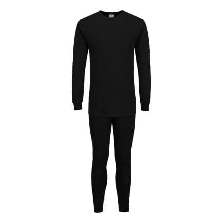 PORTWEST B127BKRS - Ensemble de couche de base thermique, noir