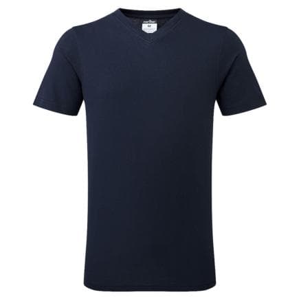 PORTWEST B197NVRM - T-shirt en coton à col en V, Marine Blu
