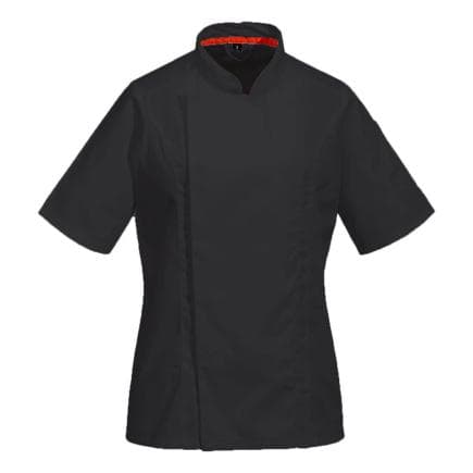 PORTWEST C736BKRXL - Veste de cuisine Maille Pro manches courtes, Noir