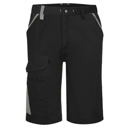 PORTWEST CD114BYR47 - Bermuda coton bicolore WX1, Noir/Gris