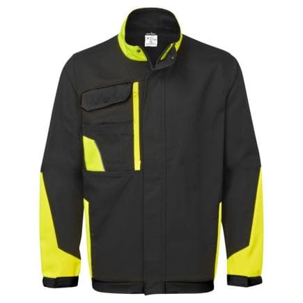 PORTWEST CD130KYR4XL - Veste de travail coton léger WX1, Noir/jaune