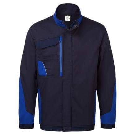 PORTWEST CD130NRRS - Veste de travail coton léger WX1, Marine Blu/Royal