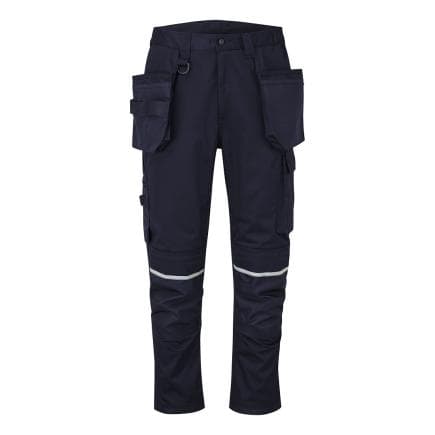 PORTWEST CD845NVR36 - Pantalon Stretch WX2 Holster, Marine Blu