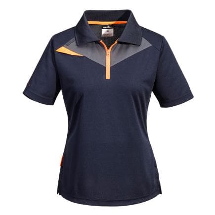 PORTWEST DX409NVRM - Polo Femme manches courtes DX4, Marine Blu