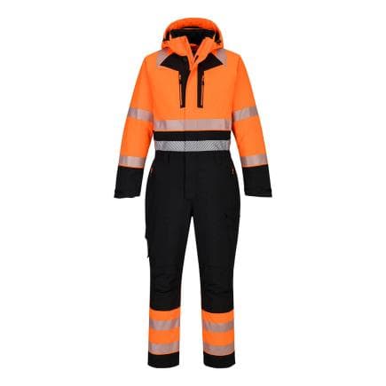 PORTWEST DX438OBRL - Combinaison d'hiver DX4 HV, Orange/Noir