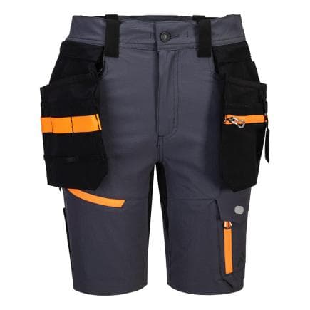 PORTWEST EV444MGR32 - Bermuda Holster Amovibles EV4, Gris Métal
