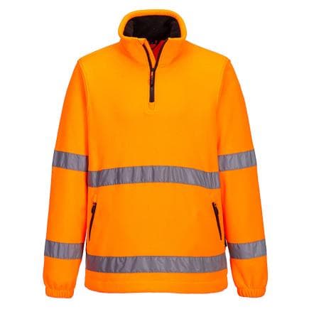 PORTWEST F302ORRL - Polaire 1/2 Zip HV, Orange