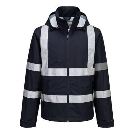 PORTWEST F442DNRL - Veste de pluie légère Iona pliable, Marine Blu Foncé